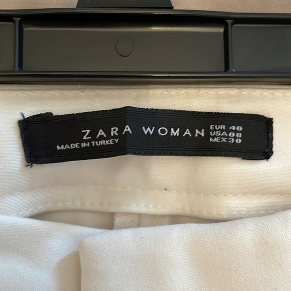 Zara classic slim pant size 8 in beige - Picture 2 of 7